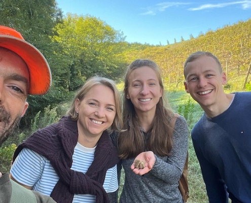 Truffle hunting near Florence